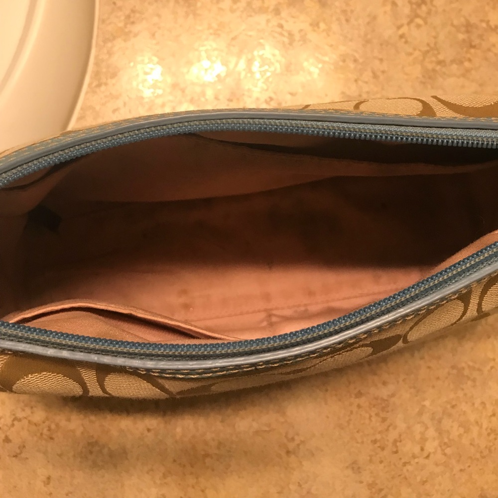 Coach makeup bag